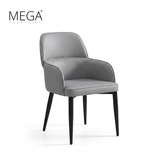 Odena Marble Dining Table & Isen Faux Leather Dining Chair Set (1+8)
