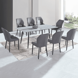 Ambro Ceramic Dining Set (1+8)