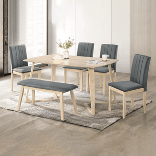 Mitros Wooden Dining Set (150cm)