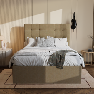 Jaxon Fabric Drawer Bed Frame (Water Repellent)