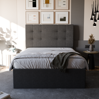 Jaxon Fabric Drawer Bed Frame (Water Repellent)