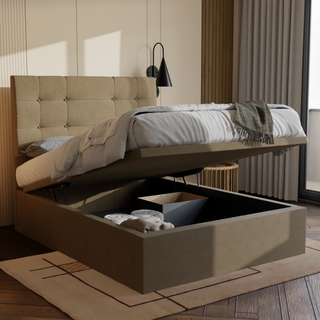 Jaxon Fabric Storage Bed (Water Repellent)