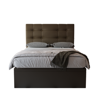 Jaxon Faux Leather Storage Bed
