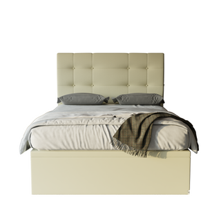 Jaxon Faux Leather Storage Bed