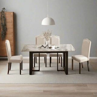 Megafurniture | Jex II Ceramic Dining Set (1+6) | Dining Set