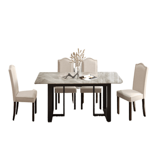 Megafurniture | Jex II Ceramic Dining Set (1+6) | Dining Set