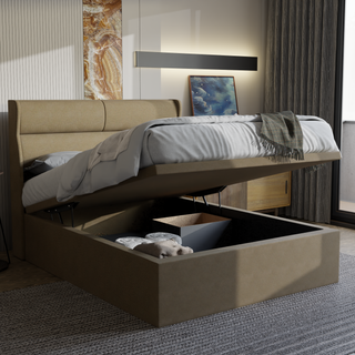 Joshua Fabric Storage Bed (Water Repellent)