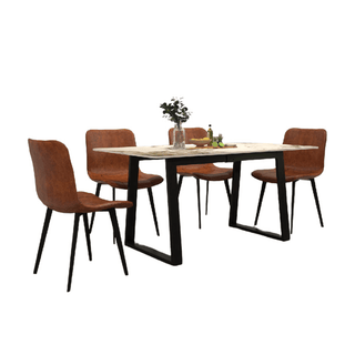 Megafurniture | Jovan Ceramic Dining Set (1+6) | Dining Set