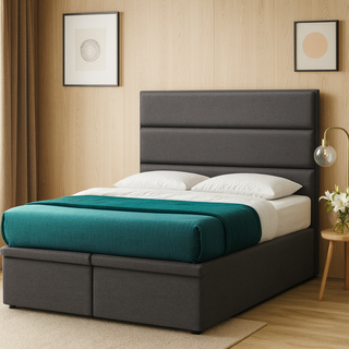 Haneris Fabric Storage Bed