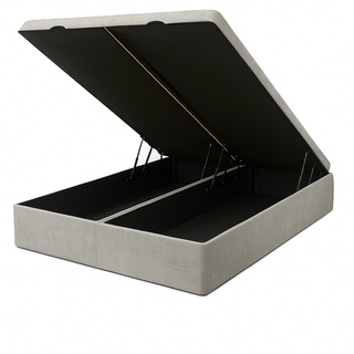 Paneris Fabric Storage Bed