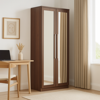 Christena Display Bookshelf with Mirror (80cm)