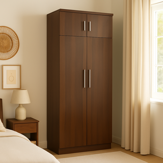 Borese 2 Door Wardrobe With Top (80cm)