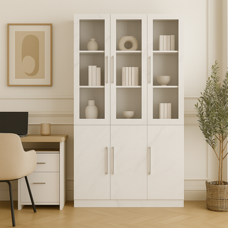 Elizabeth 3 Door Display Unit / Bookshelf