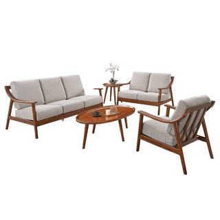 Megafurniture | Kaelum Wooden Sofa | Wooden Sofa