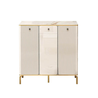 Megafurniture | Koda 3 Door Shoe Cabinet with Sintered Stone Top (100cm) | Shoe Cabinet