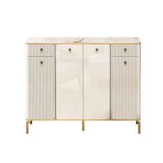 Megafurniture | Koda 4 Door Shoe Cabinet with Sintered Stone Top (140cm) | Shoe Cabinet