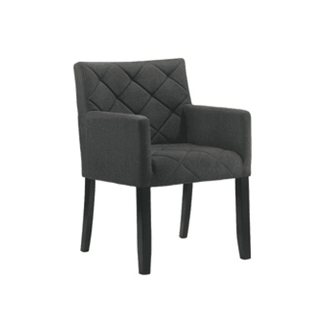 Megafurniture | Korra Round Marble Dining Table + Yonda Fabric Dining Chair (1+6) | Dining Table