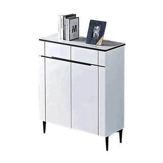 Megafurniture | Laurell I Black 2 Door Shoe Cabinet (80cm) | Shoe Cabinet