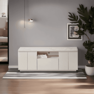 Megafurniture | Lazarus Glossy Sintered Stone TV Console (160cm) | TV Console