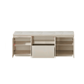 Megafurniture | Lazarus Glossy Sintered Stone TV Console (160cm) | TV Console