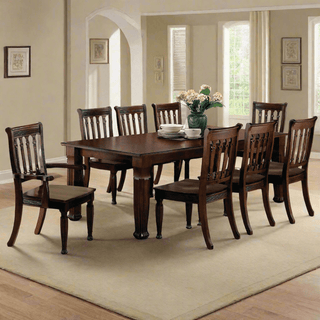 Megafurniture | Leocadia Wooden Dining Set (1+8) | Dining Set