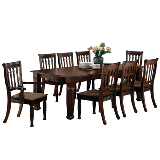 Megafurniture | Leocadia Wooden Dining Set (1+8) | Dining Set