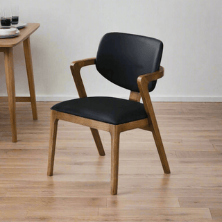 Megafurniture | Lolia Faux Leather Ash Wood Dining Chair (Pet Friendly) | Dining Chair