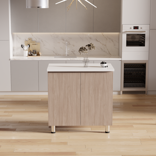 Lorena 2 Door Kitchen Cabinet