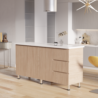 Lorena 3 Door Kitchen Cabinet
