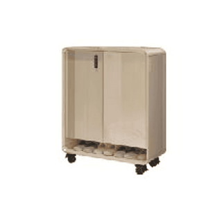 Megafurniture | Lottie 2 Door Shoe Cabinet with Number Lock (80cm） | Shoe Cabinet