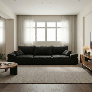 Lucette Fabric Adjustable Backrest Sofa