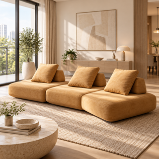 Sylvanto Fabric Sofa