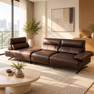 Myrano Leather Sofa