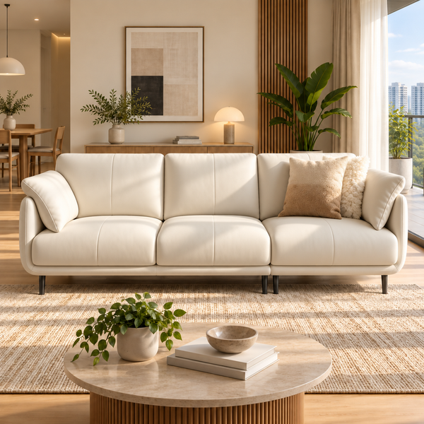 Olenza Leather Sofa
