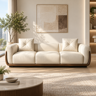Velmion Genuine Leather Sofa