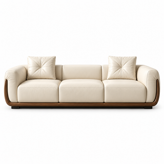 Velmion Genuine Leather Sofa