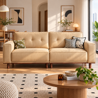 Fenoria Leather Sofa