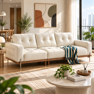 Amvessa Leather Sofa