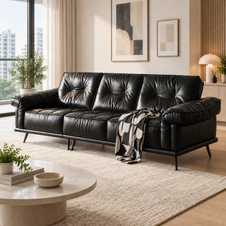 Bravessa Leather Sofa