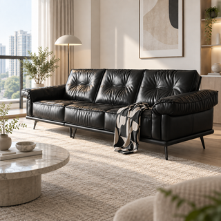 Bravessa Leather Sofa