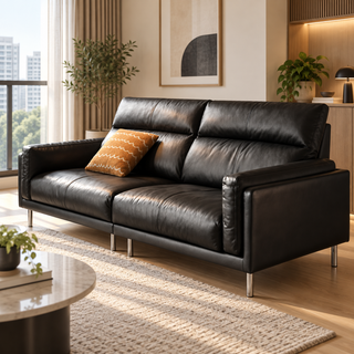 Olessa Leather Sofa