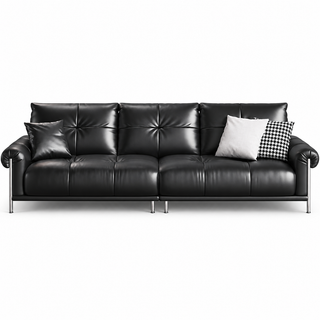 Vellira Leather Sofa