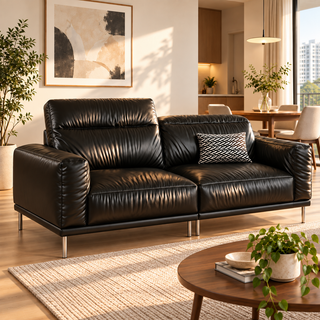 Zenvora Leather Sofa