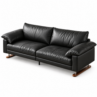 Corvellae Leather Sofa