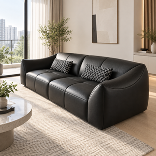Sylvara Leather Sofa