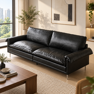Brenvico Leather Sofa