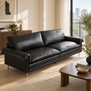 Brenvico Leather Sofa