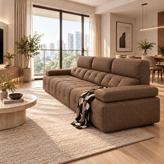 Myvello Fabric Sofa