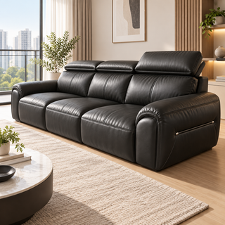 Casselle Leather Sofa