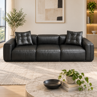 Luvessa Leather Sofa